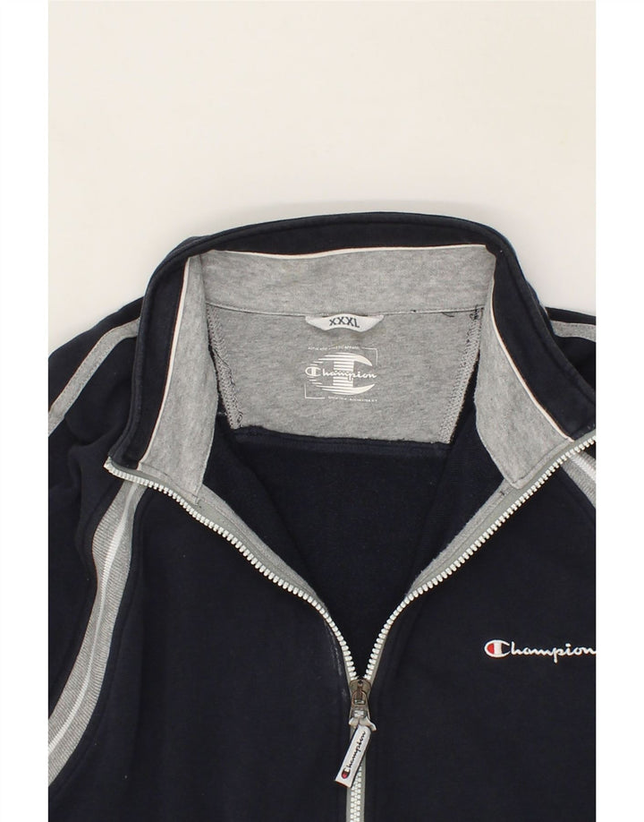 CHAMPION Veste de Survêtement Homme 3XL Bleu Marine Coton
