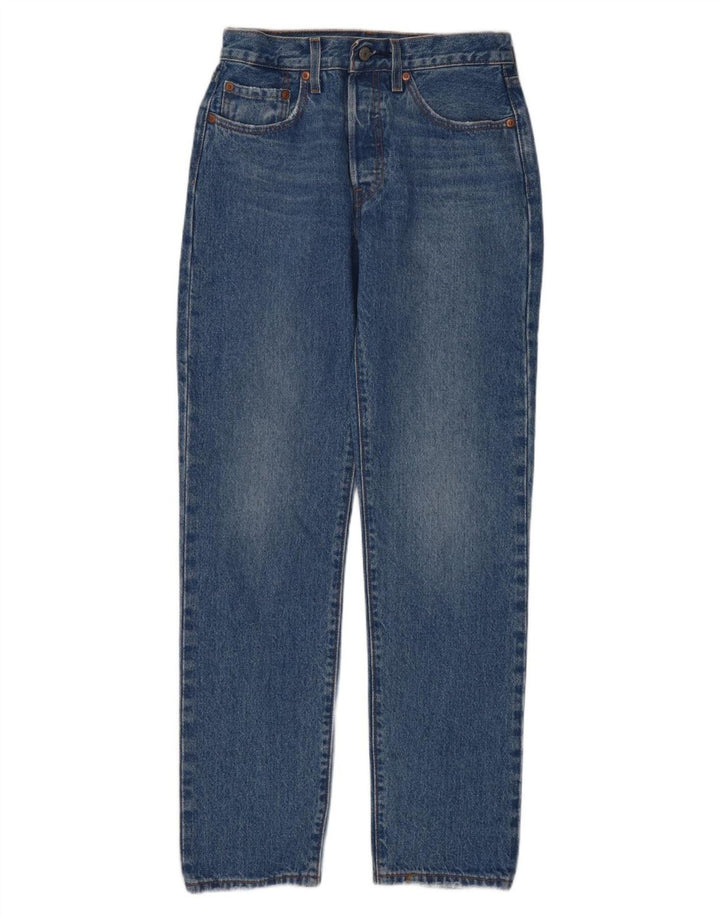 Levi's Jean Droit 501 Femme Bleu W26 L30 Coton