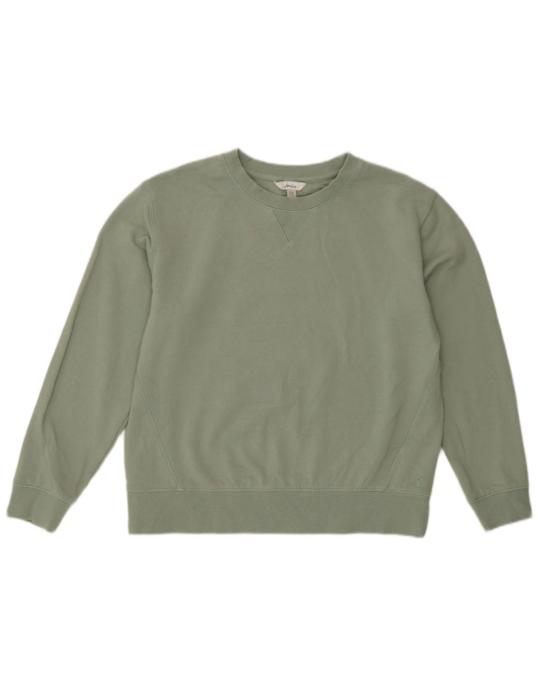 Joules Sweat-shirt oversize pour femme UK 10 Small Vert Coton
