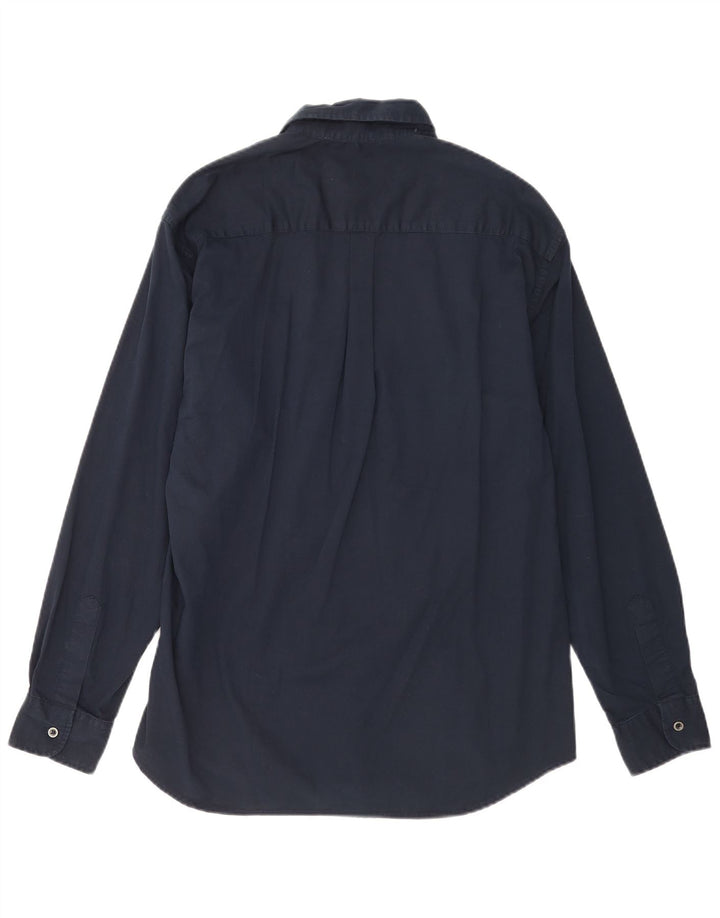 Carrera Chemise Homme Large Bleu Marine Coton