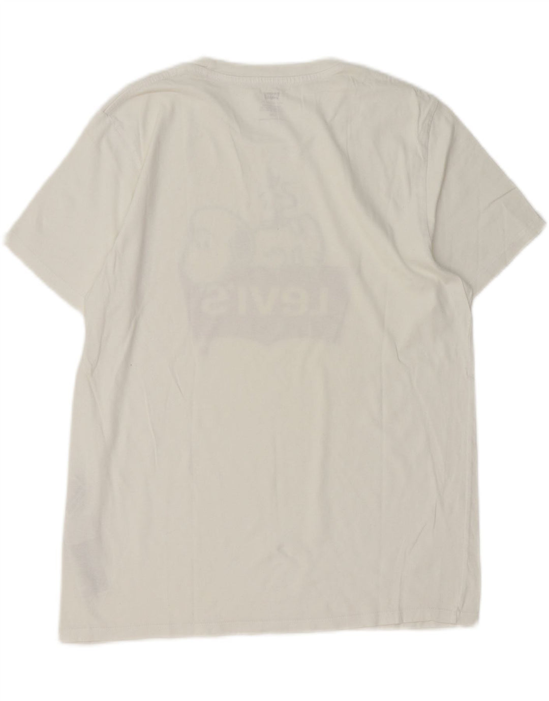Levi's Tee-Shirt Peanuts Graphic Homme Blanc Large Coton