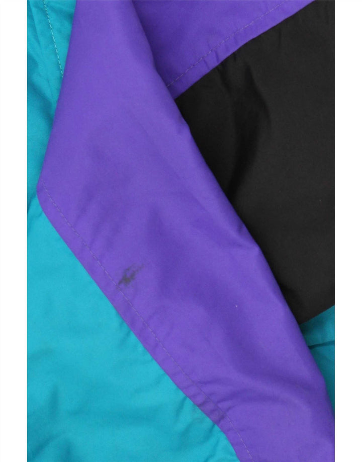 Columbia Veste de ski surdimensionnée pour femme UK 14 Medium Turquoise Colourblock