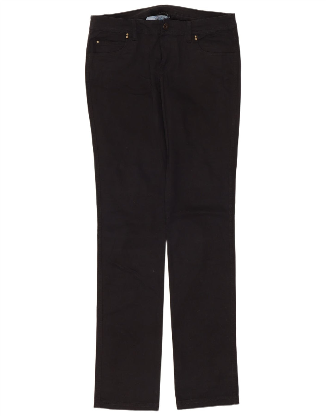 CHAMPION Pantalon droit décontracté pour femme Medium W30 L34 Noir Coton