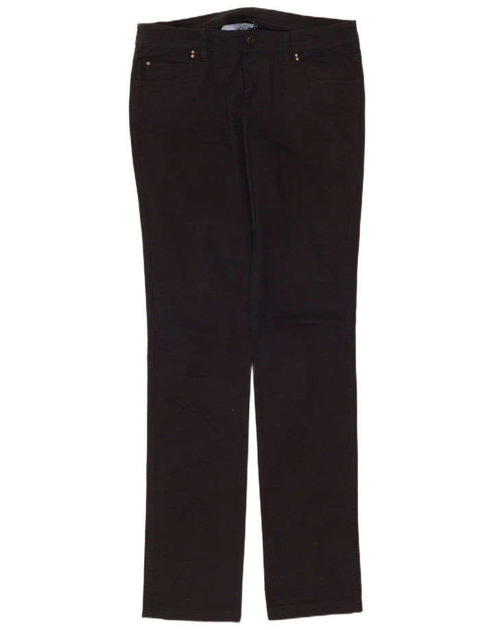 CHAMPION Pantalon droit décontracté pour femme Medium W30 L34 Noir Coton