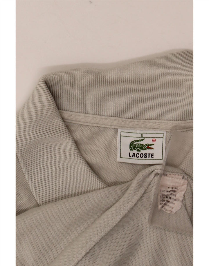 LACOSTE Polo Homme Taille 5 Grand Coton Gris