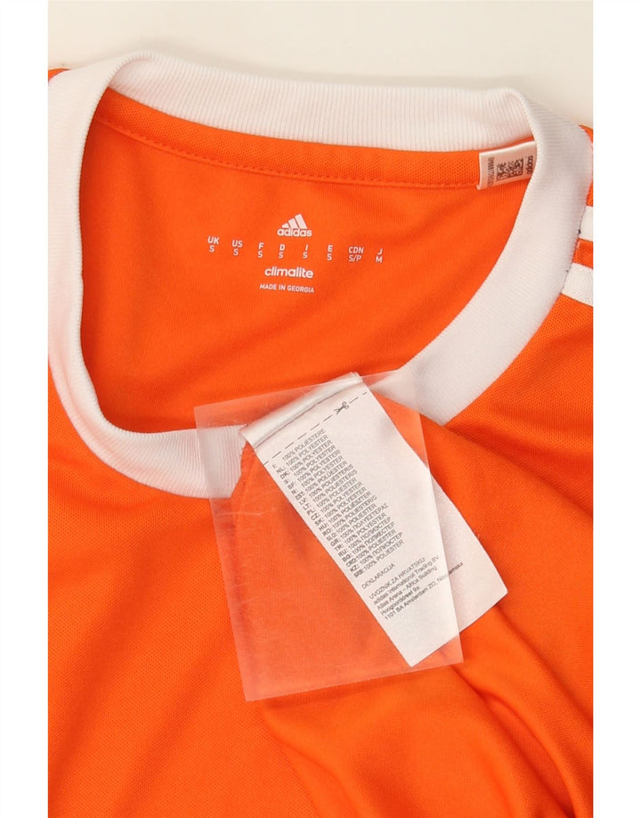 Adidas Climalite T-Shirt Haut Petit Orange Polyester