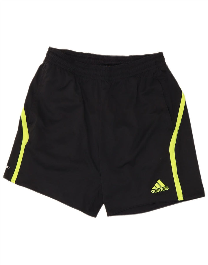 Adidas Short de Sport Climacool Homme Noir Moyen Polyester Colorblock