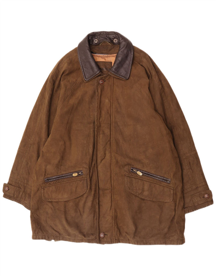 B.S.M Pardessus Homme UK 42 XL Kaki Polyamide