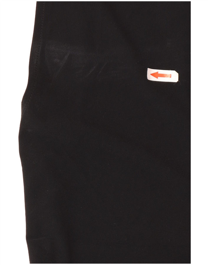 Zara Femme Chemisier sans manches Top UK 12 Medium Noir Polyester