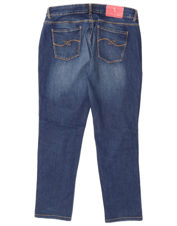 Trussardi Jean Slim W33 L27 Bleu Coton Femme