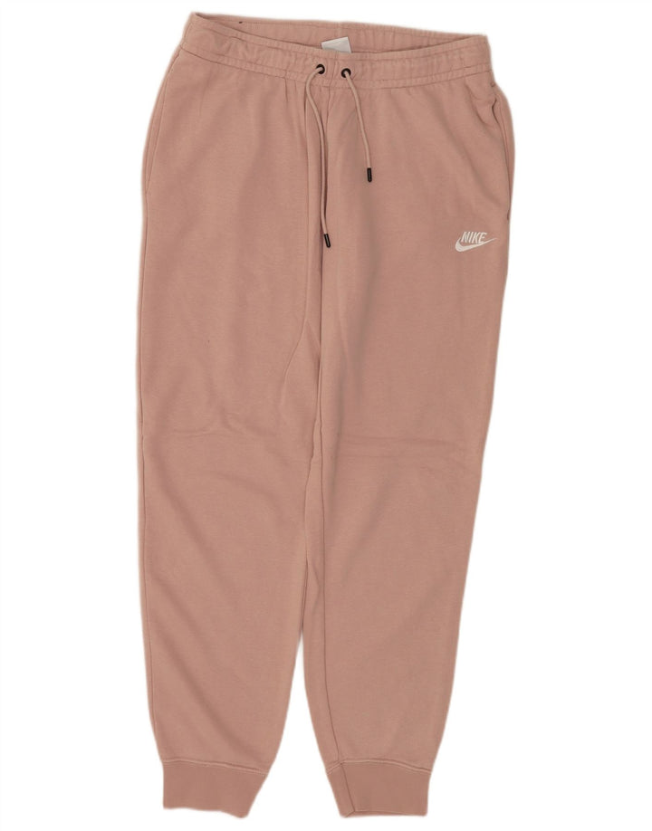 NIKE Pantalon de survêtement pour femme Joggers UK 14 Coton rose moyen