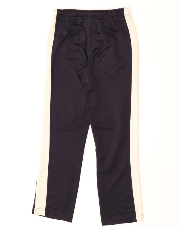 Puma Pantalon de survêtement pour femme UK 8 Small Bleu marine Colorblock Polyester