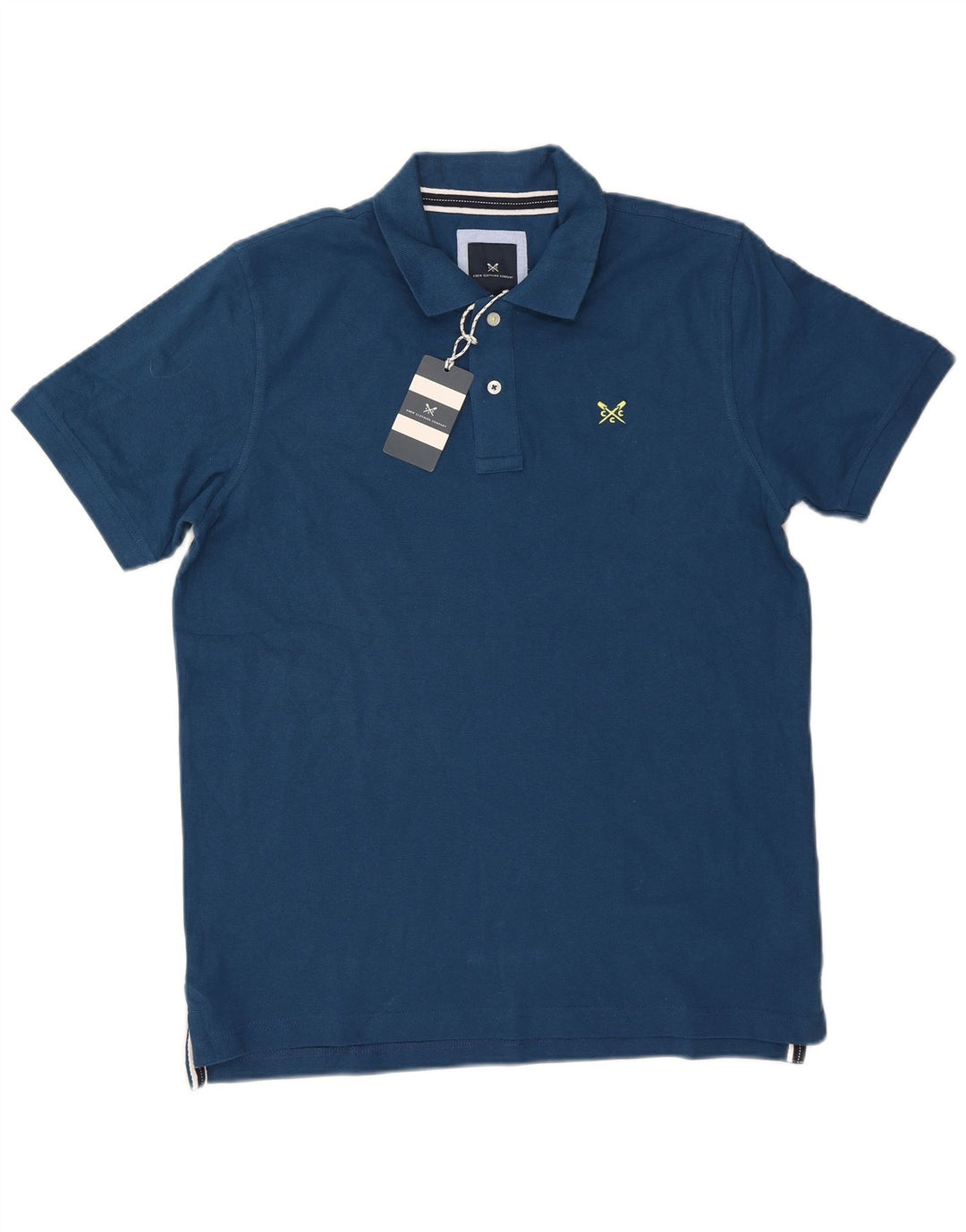 Crew Clothing Polo Homme Grand Bleu Coton