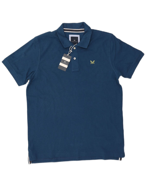 Crew Clothing Polo Homme Grand Bleu Coton