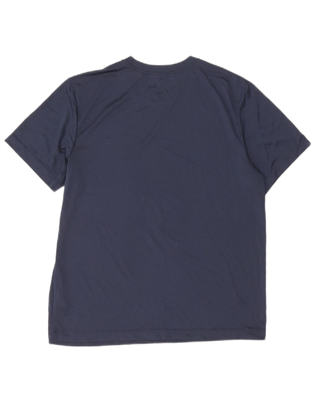 Nike Hommes Dri Fit T-Shirt Haut XL Bleu Marine Polyester