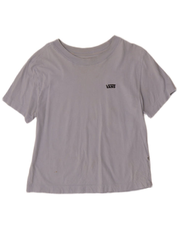 Vans T-shirt graphique régulier à manches courtes pour femme UK 14 Large Bleu