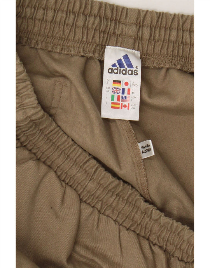 Adidas Short décontracté pour homme Large W32 Beige Polyester