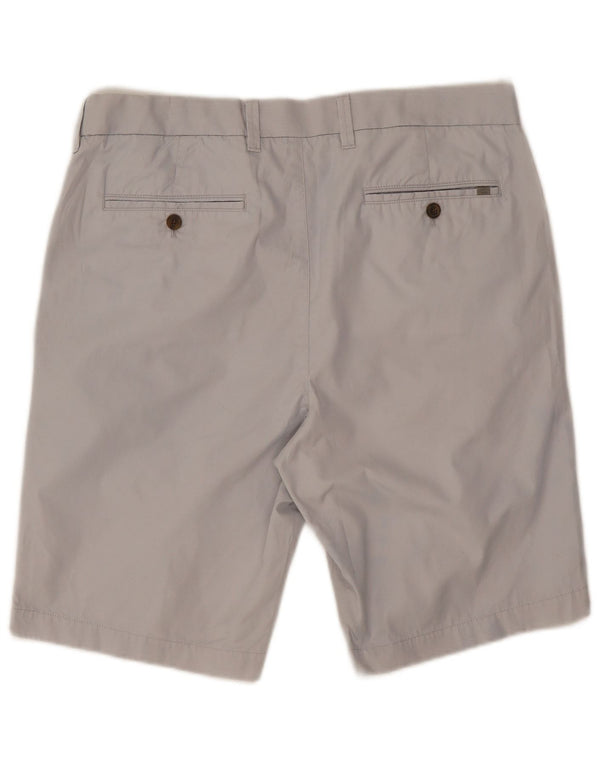 Marks & Spencer Short Chino Homme W34 Grand Gris Coton
