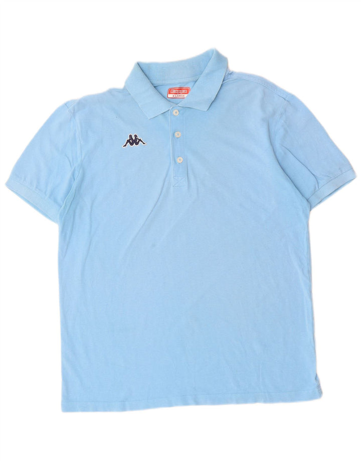 Kappa Polo Homme XL Bleu Coton