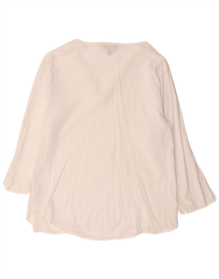 Mountain Warehouse Chemise pull pour femme UK 18 XL en coton blanc
