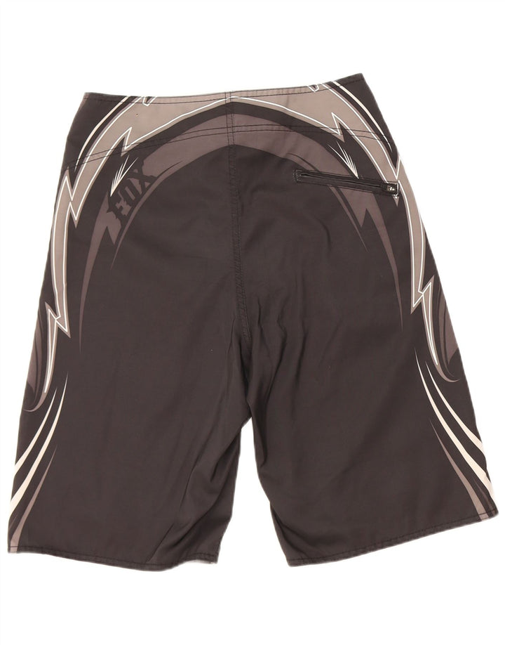 Fox Short de Bain Graphic Homme Gris Moyen Polyester Colorblock