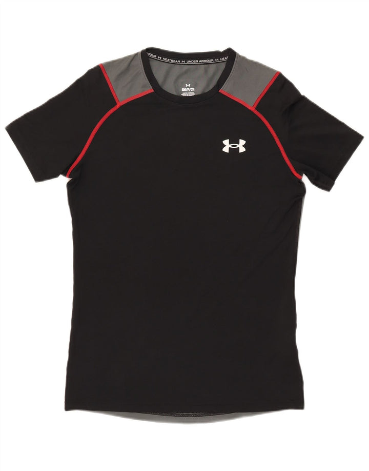 Under Armour T-Shirt Homme Haut Petit Noir Colorblock Polyester
