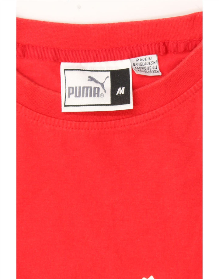 PUMA Débardeur Graphic Homme Rouge Moyen