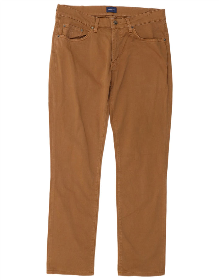 Gant Pantalon Cargo Slim Homme W34 L32 Marron Coton