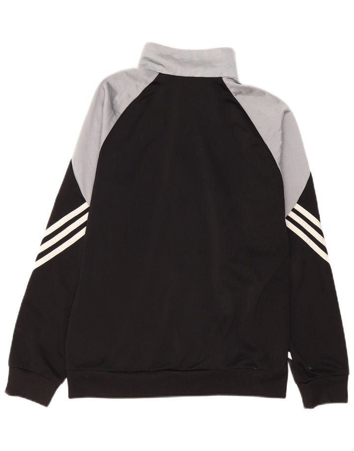 Adidas Veste de survêtement pour garçon 13-14 ans XL Noir Colorblock Polyester