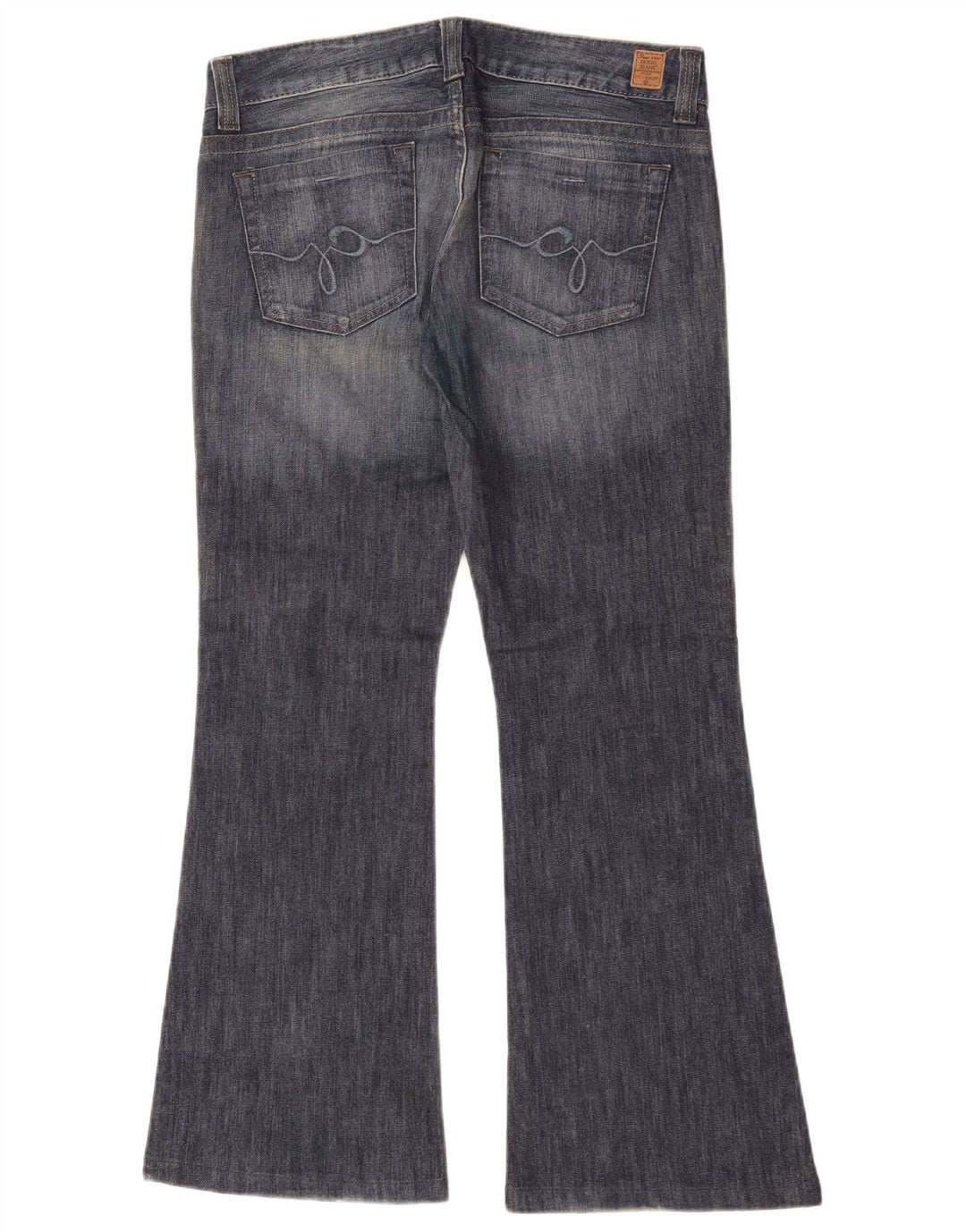 Guess Jean évasé Femme W30 L29 Bleu Coton