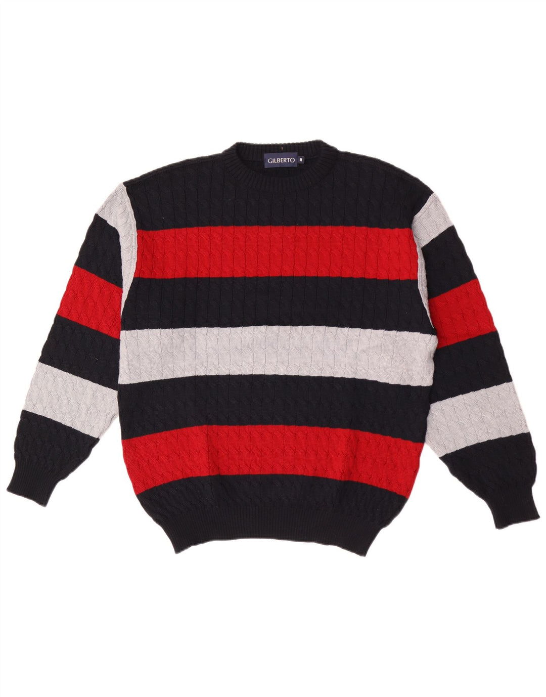 GILBERTO Pull Col Rond Homme Medium Multicolore Colourblock