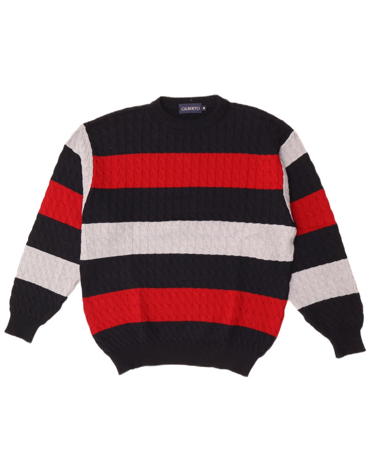 GILBERTO Pull Col Rond Homme Medium Multicolore Colourblock