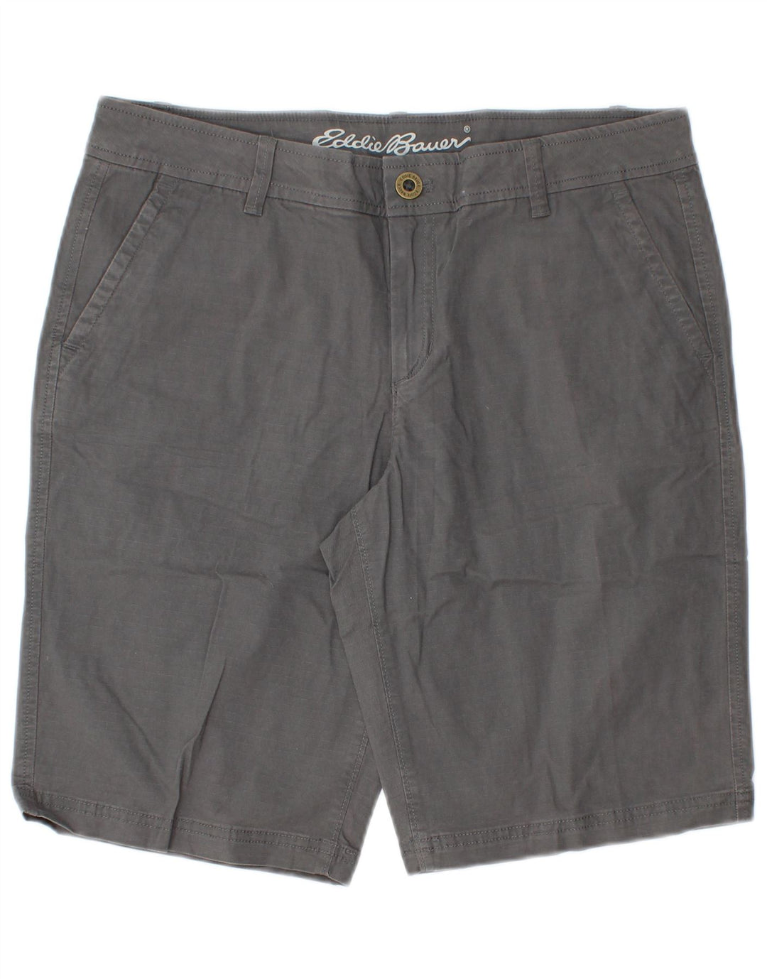 Eddie Bauer Short Chino Femme US 8 Medium W32 Coton Gris