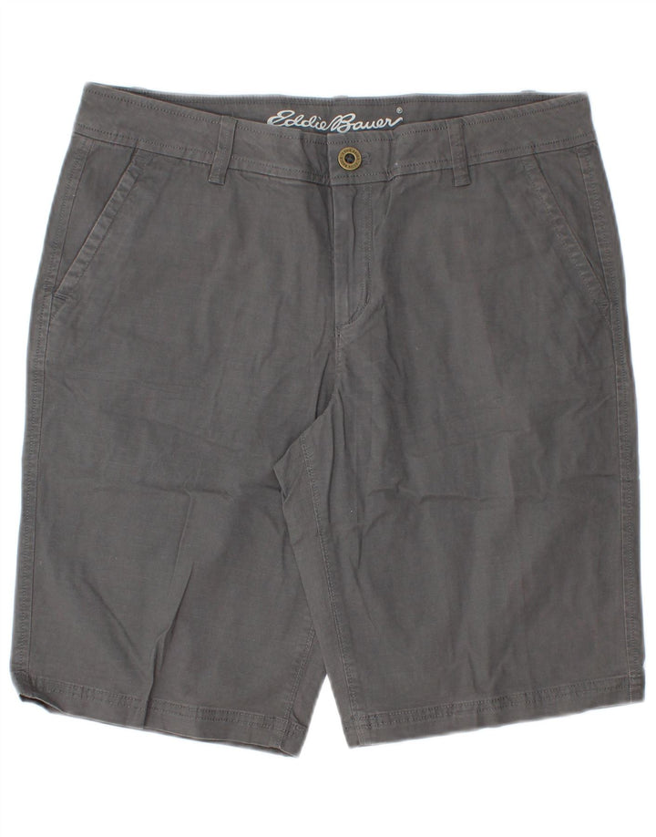 Eddie Bauer Short Chino Femme US 8 Medium W32 Coton Gris