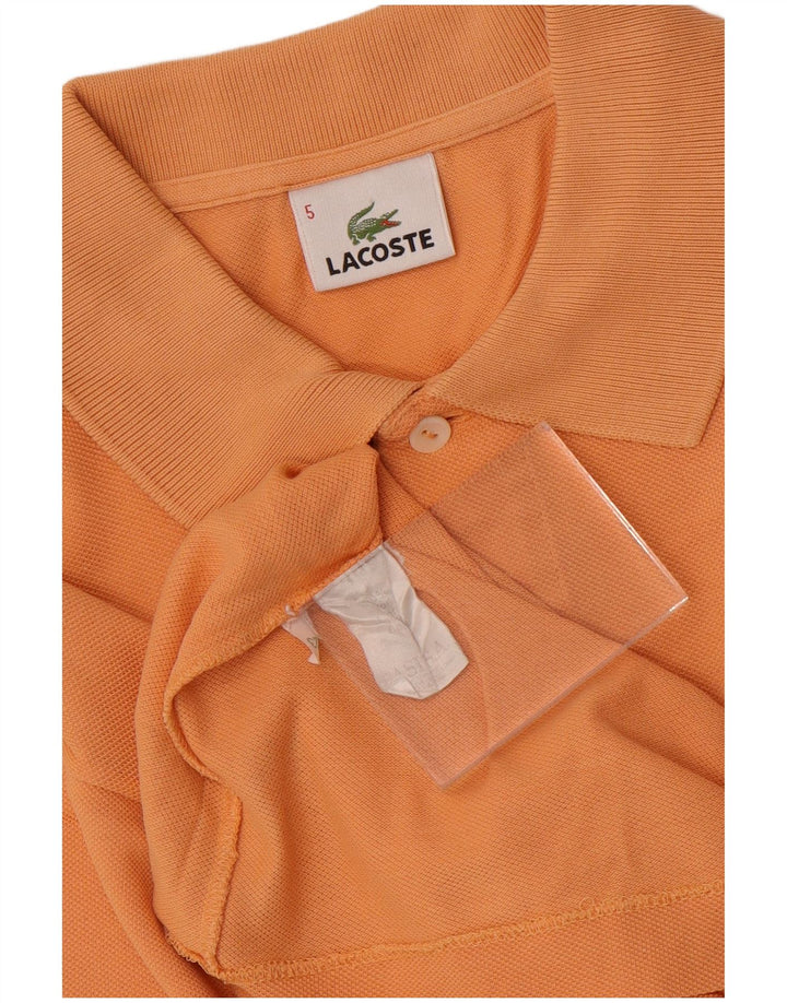 Lacoste Polo Homme Taille 5 Grand Coton Orange