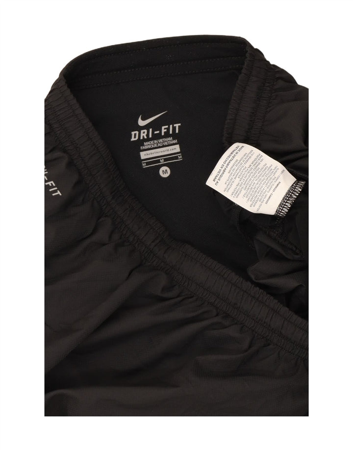 Nike Short de sport Dri Fit pour homme en polyester rayé noir moyen