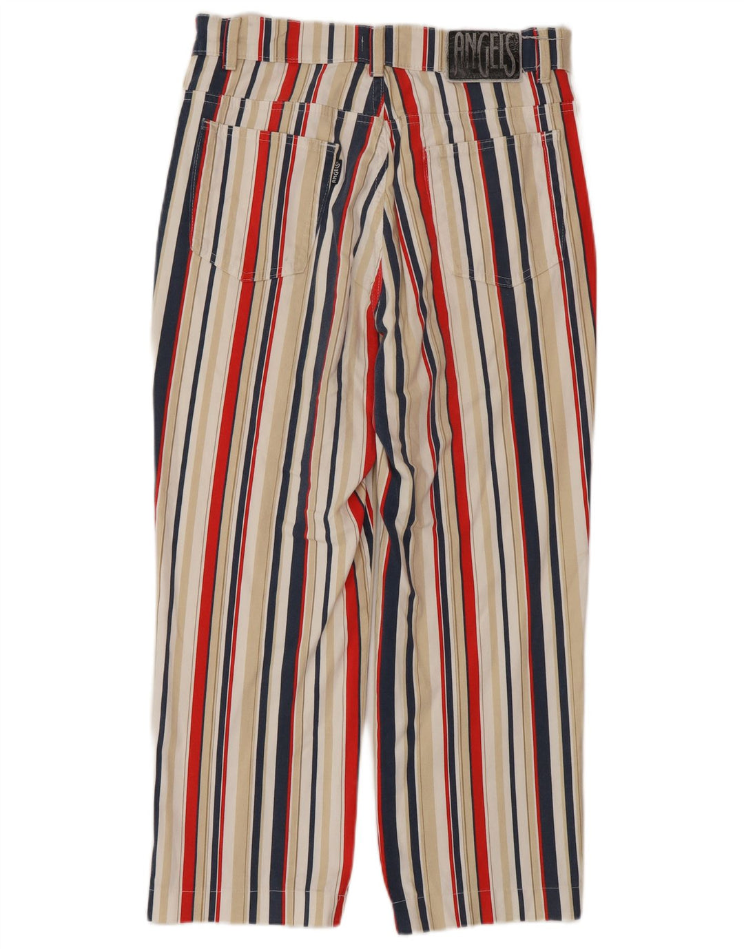 ANGELS Jean court pour femme EU 38 Medium W28 L25 rayé multicolore
