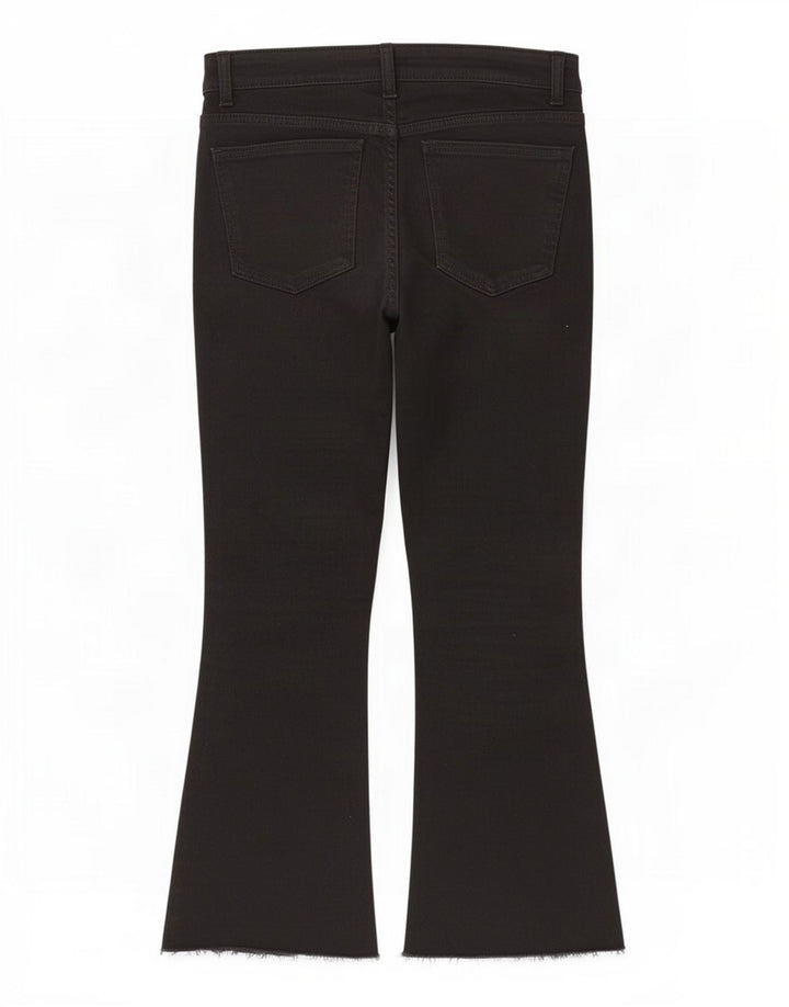 Zara Jean court bootcut pour femme EU 40 Medium W30 L25 Noir