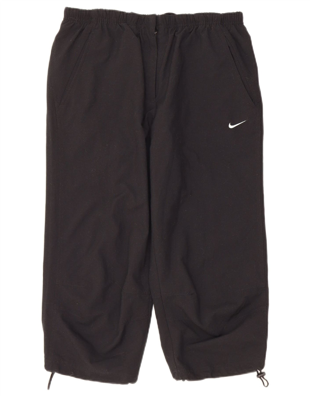 Pantalon de survêtement Nike Femme Capri UK 10/12 Noir Moyen Polyester
