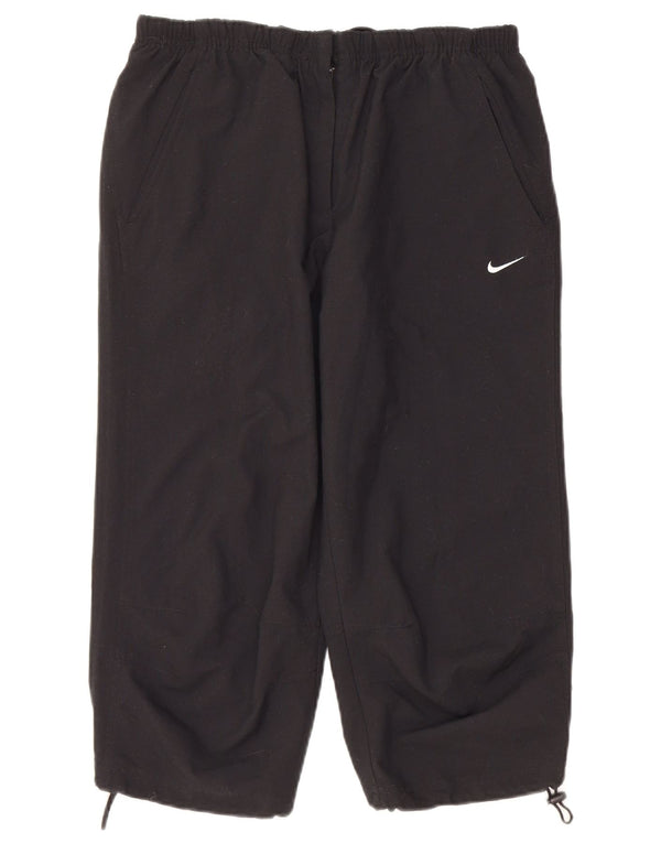 Pantalon de survêtement Nike Femme Capri UK 10/12 Noir Moyen Polyester