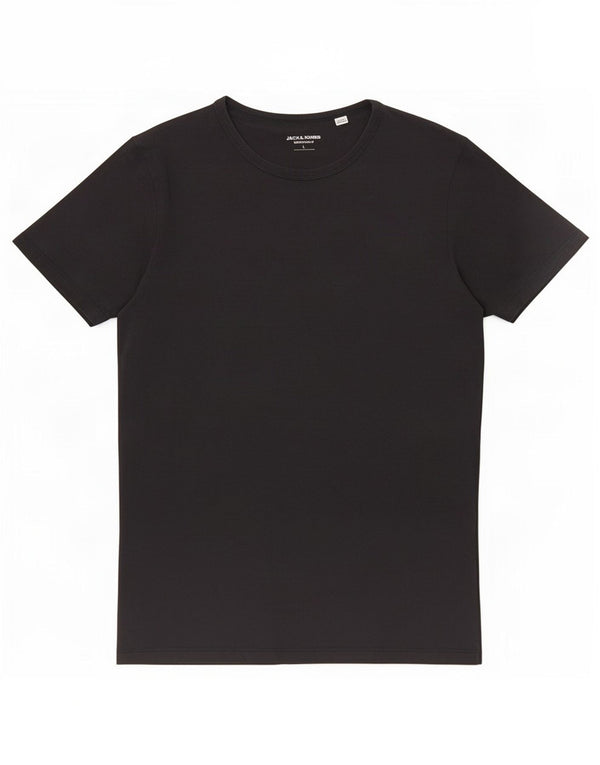 Jack & Jones T-Shirt Homme Haut Large Bleu Marine Coton