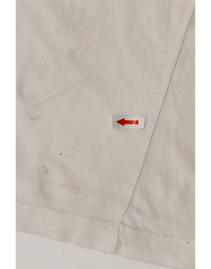 Nike T-shirt graphique pour hommes, petit, en coton blanc