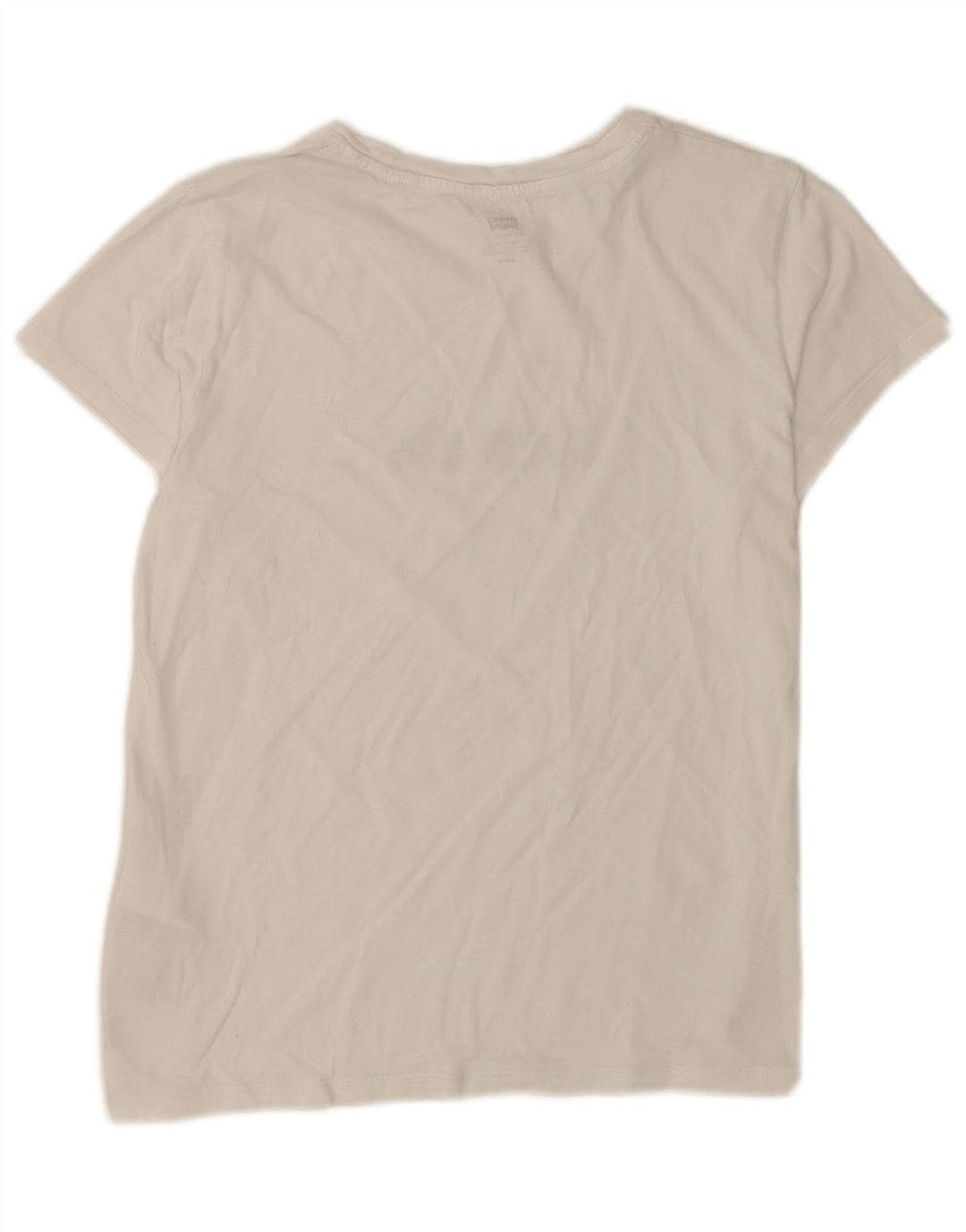 Levi's T-Shirt Graphique Femme UK 12 Coton Blanc Moyen