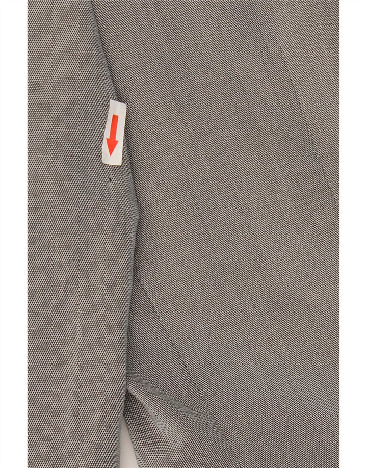 Zara Veste Blazer 1 Bouton Homme EU 50 Gris Moyen