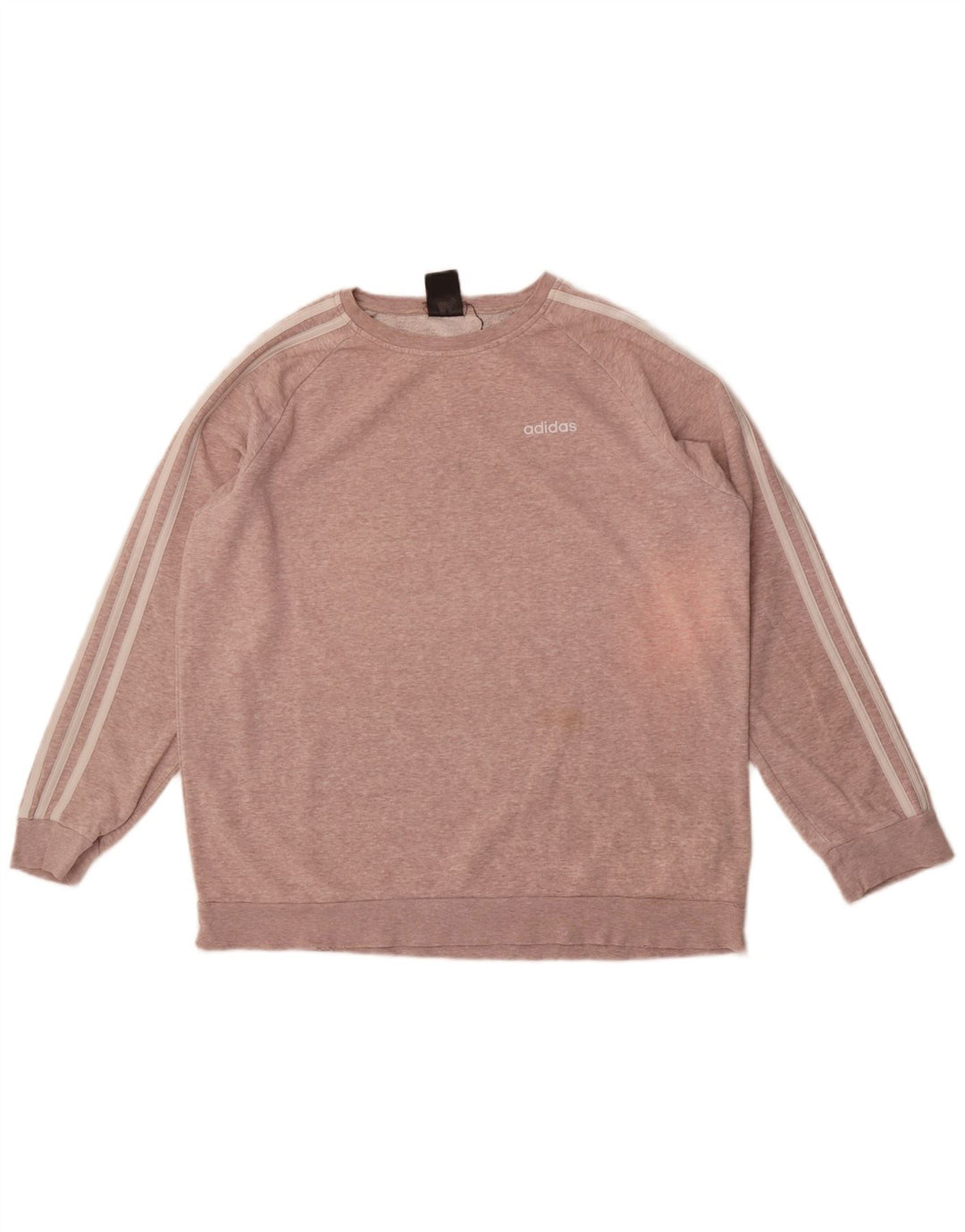 Adidas Sweat-shirt pour homme en coton rose Taille L