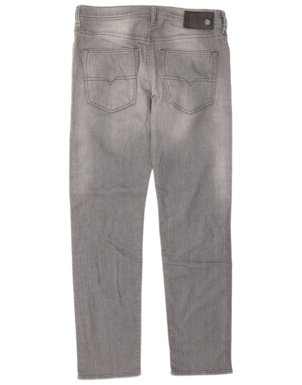 Diesel Jean droit W30 L30 gris coton homme
