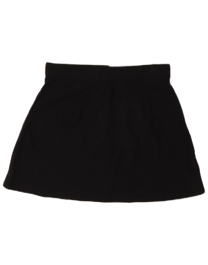 Zara Femme Mini Jupe Moyenne W28 Noir Viscose