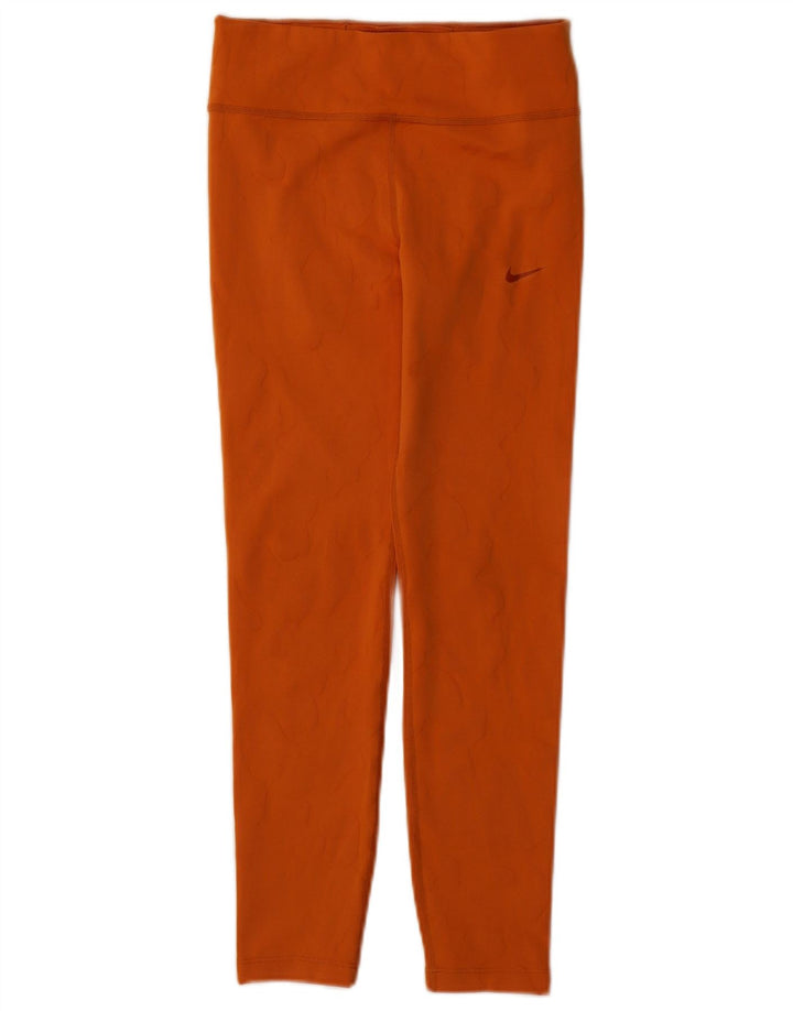 Nike Leggings Fille 10-11 ans Orange Moyen Polyester