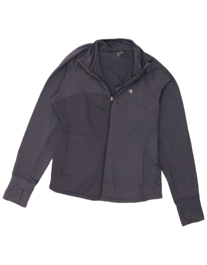 Champion Veste de survêtement pour femme UK 18 XL Bleu marine Polyester