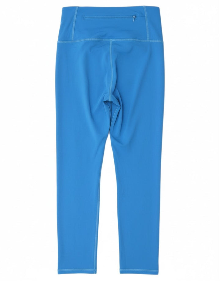 Superdry Legging court graphique pour femme UK 8 Small Bleu Polyester